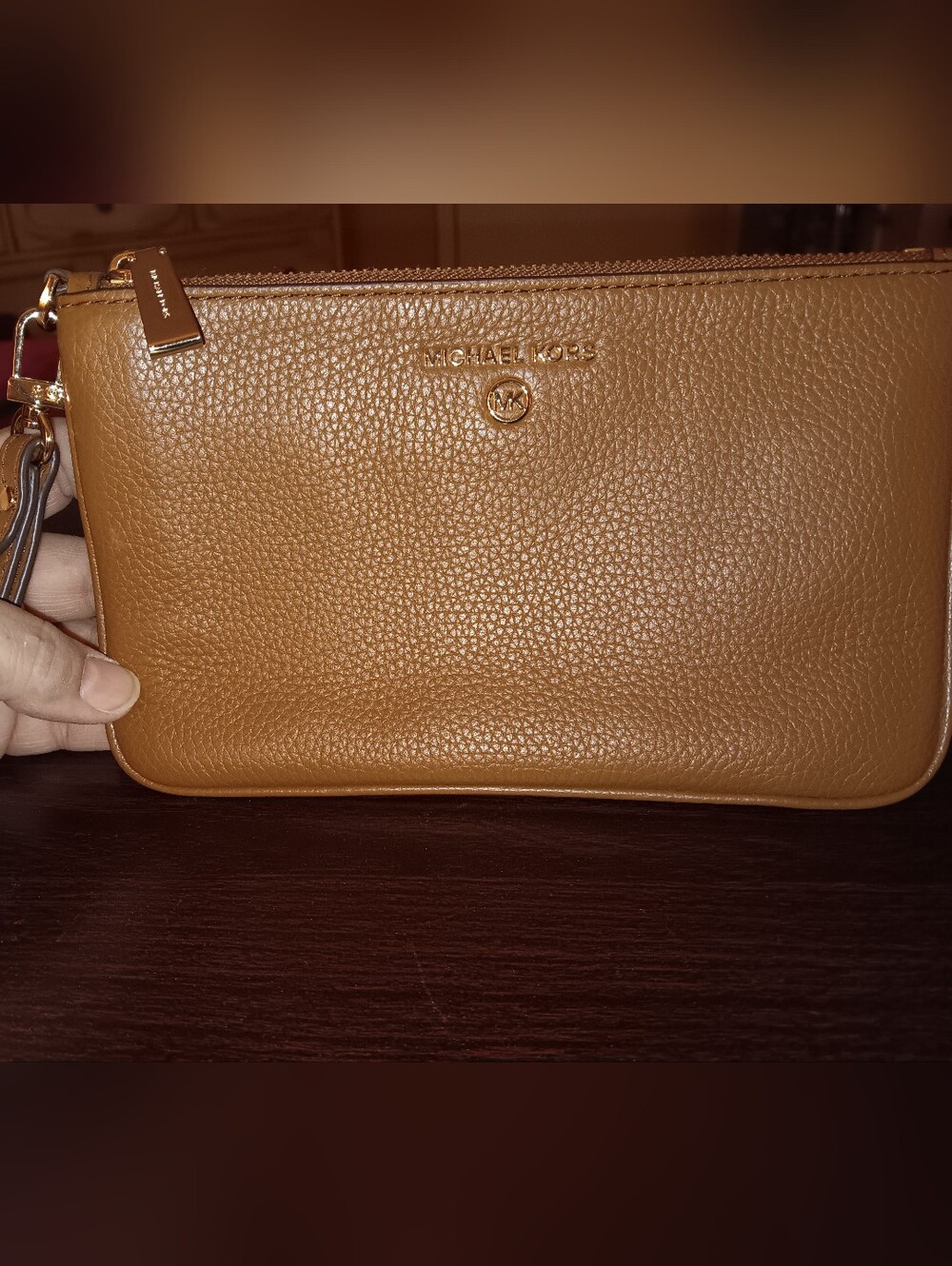 Micheal Kors Wrislet Leather Brown